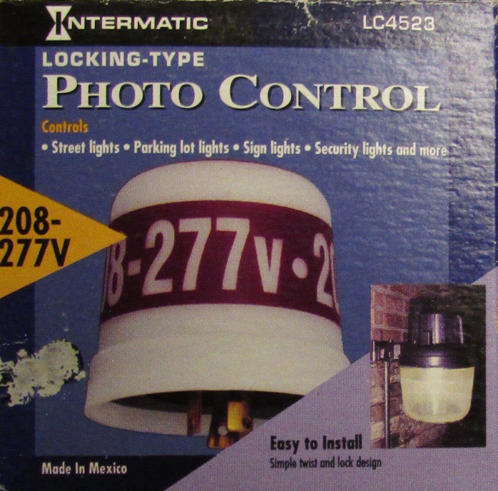 INTERMATIC LC4523 Locking Type 277V Photo Control Sensor 208-277V 