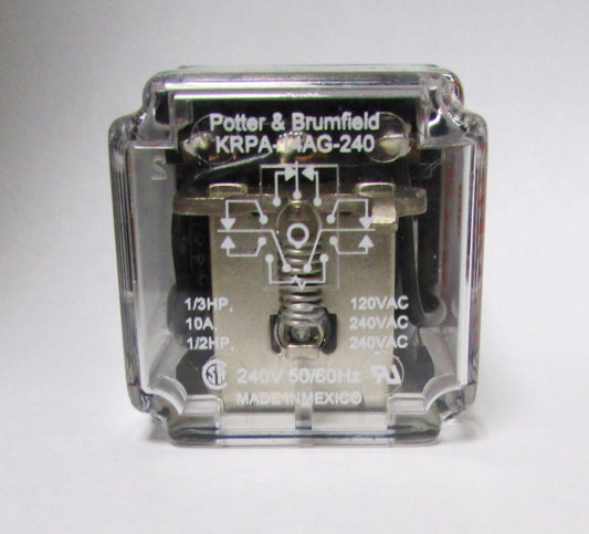 POTTER & BRUMFIELD KRPA 14AG 240 Cube Relay 120-240 V