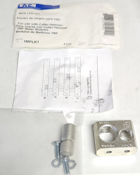 EATON CUTLER HAMMER 1MPLK1 Box Lug Kit for 1MP Meter Module Enclosure Panel