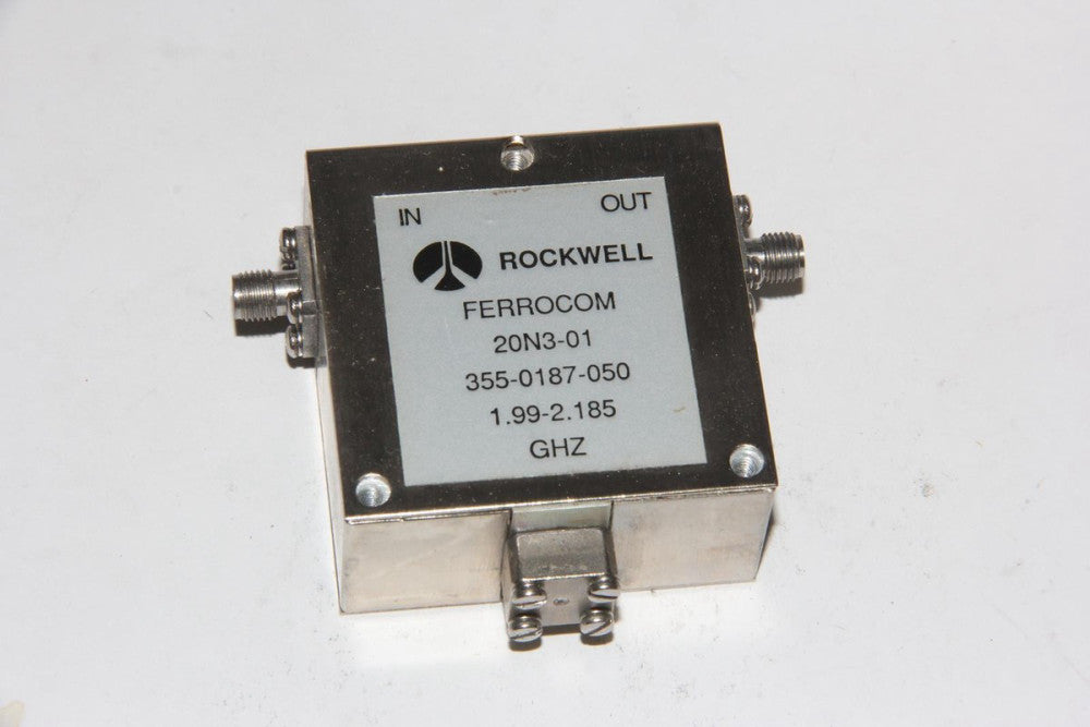 ROCKWELL 20N3-01 1.999-2.185GHz Ferrocom RF Isolator Circulator