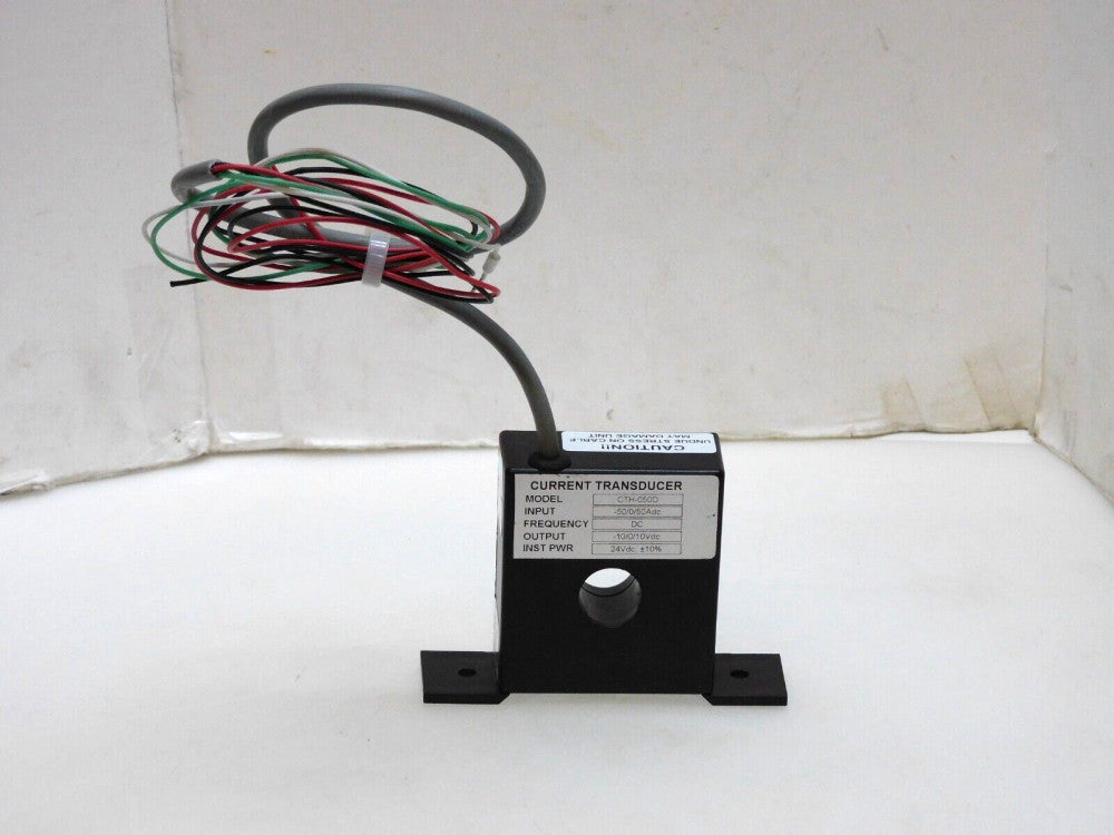 OHIO SEMITRONICS CTH-050D CURRENT TRANSDUCER -50/0/50ADC DC -10/0/10VDC 24VDC