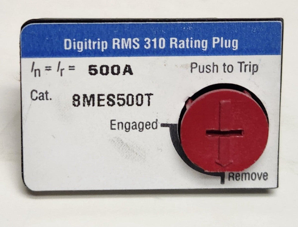 EATON CUTLER HAMMER 8MES500T M Frame Type MDL HMDL 500 AMP Rating Plug