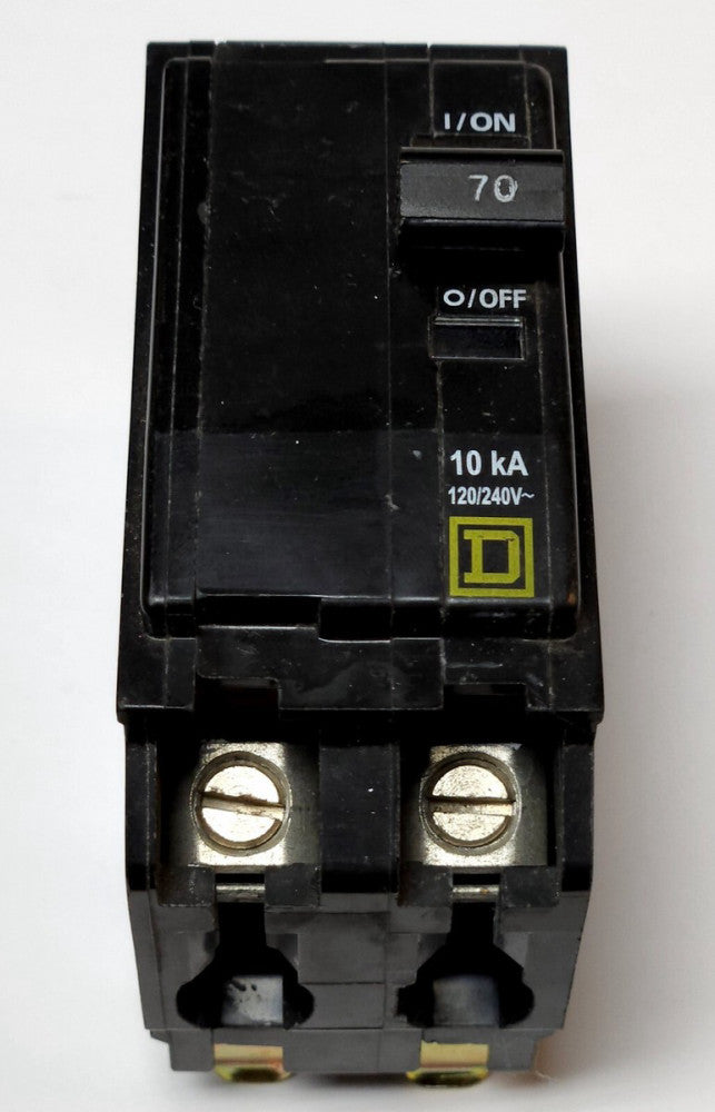 SQUARE D QO270 2 Pole 70 AMP Type QO Circuit Breaker