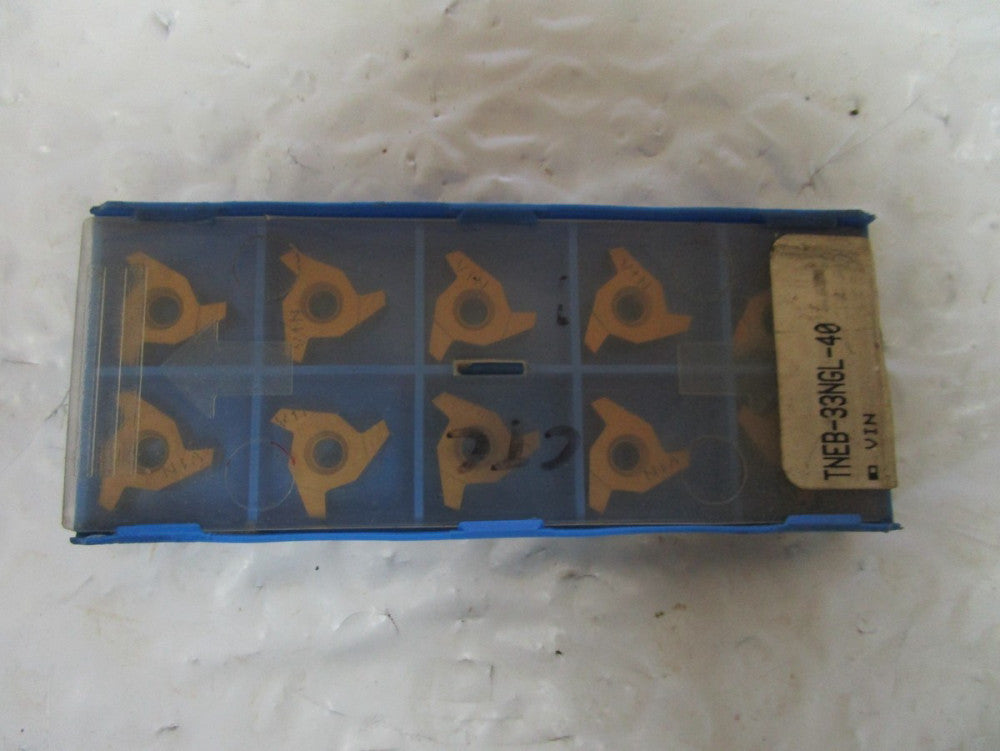 Lot Of 10 Valenite V1N  Carbide  Inserts TNEB-33NGL-40