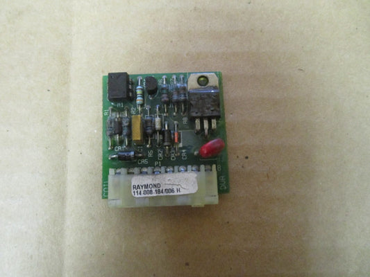 RAYMOND COIL DRIVER BOARD 114-008-184/006 H PCB 114-008-968/001 REV A