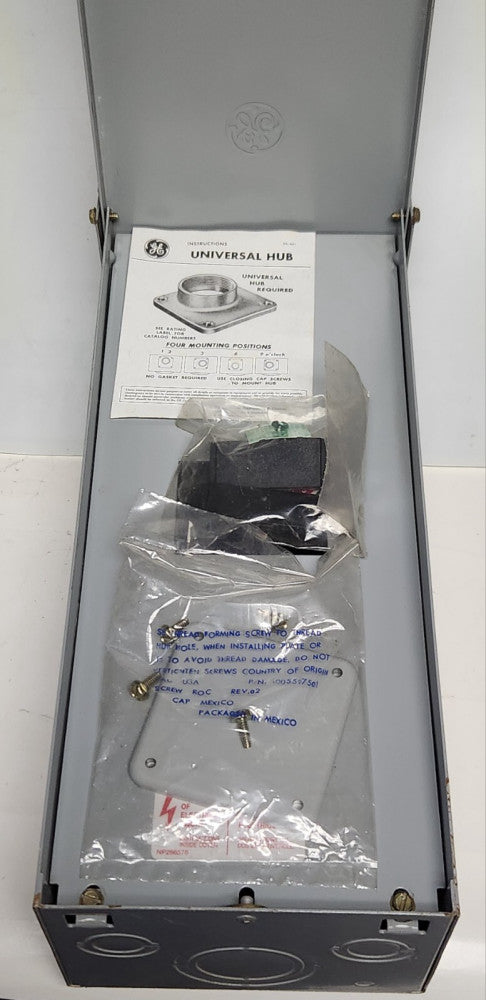 GENERAL ELECTRIC TQL100R Nema 3R Rainproof Circuit Breaker Enclosure 100 AMP 240