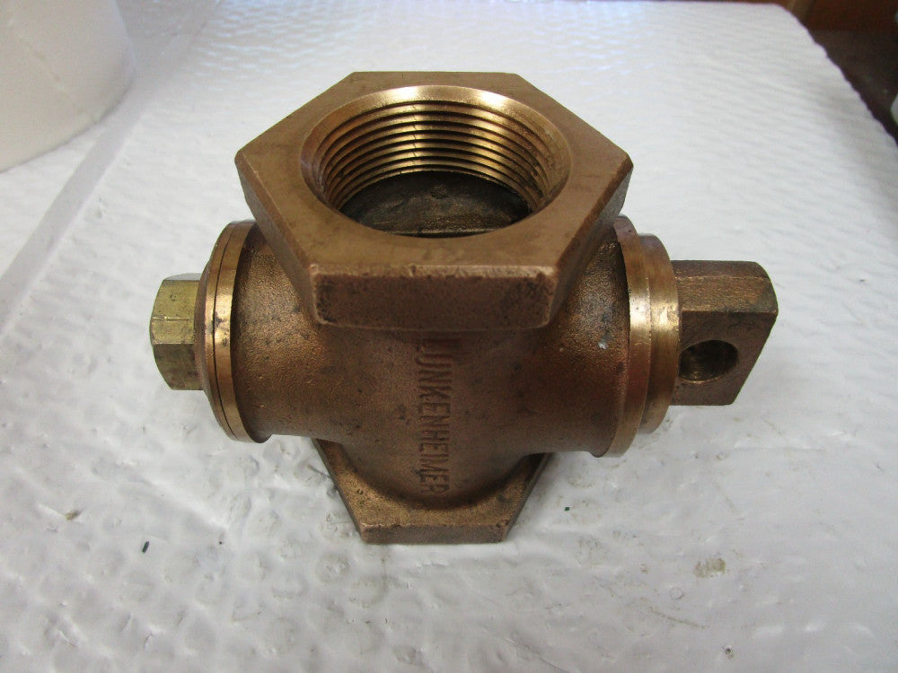 Lunkenheimer Bronze 1-1/2" NPT Plug Valve 150 WOG