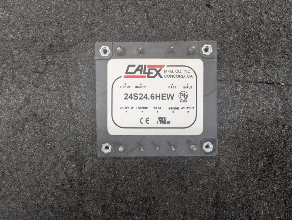 New, Calex, 24S24.6HEW, CONVERTER DC DC 12V 150W 24VIN
