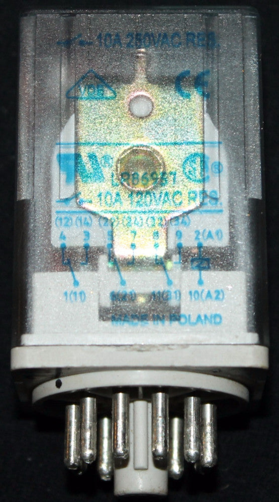 GENERAL ELECTRIC GE PRC3P30CDL 24VDC 11 Pin Relay 10 Amp