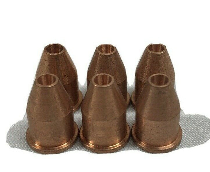 6Pc Miller ICE-50 169213 55A Gouging Plasma Torch Tip 55 Amp Nozzle 