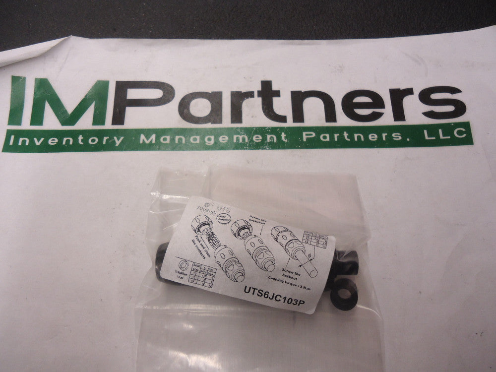 UTS6JC103P, Souriau, Conn Plug Cable 3x1.6 Male, BRAND NEW!