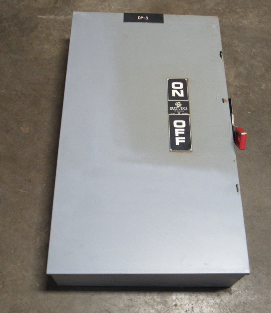GE Fusible Heavy Duty Safety Switch 400 A Amp 600Vac 350 Hp (Model Unkown)