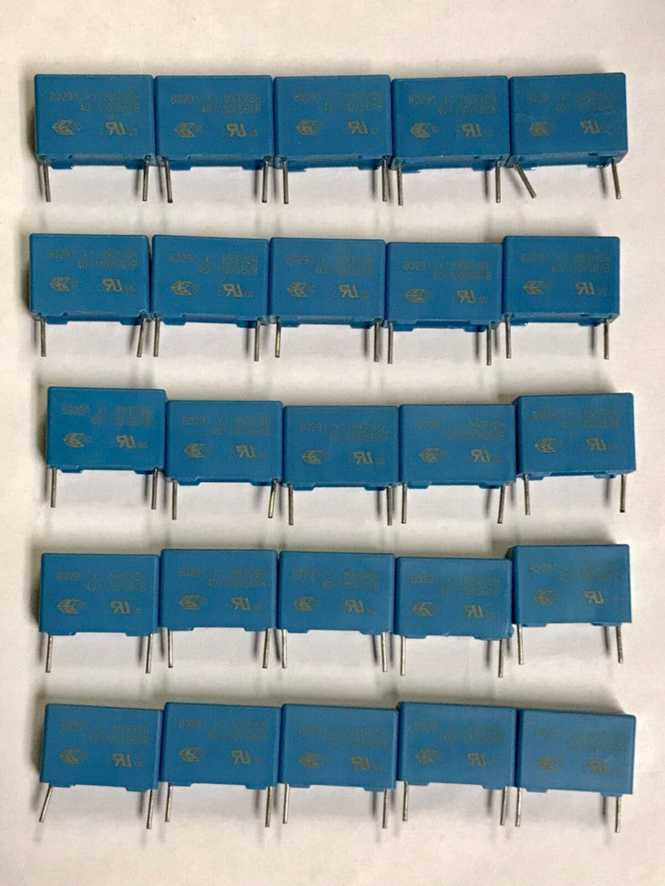LOT OF 25 TDK Met Film Capacitor 11-6676 B32912A3104K B3291 X1 MKP/SH 40/10/56/8