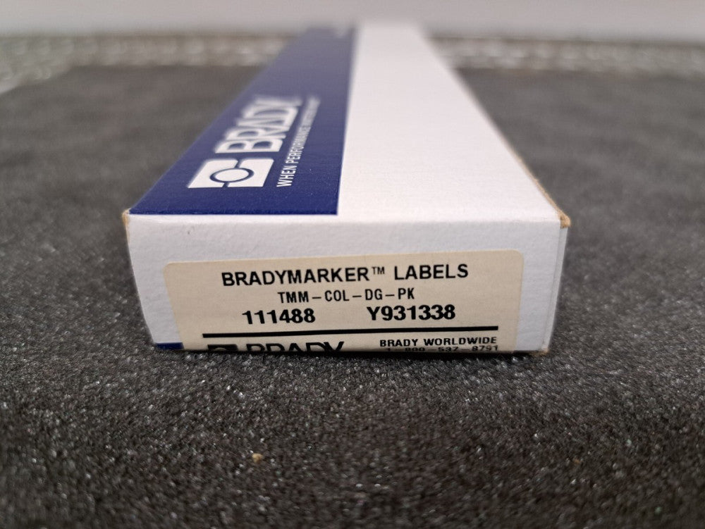 New, Brady, TMM-COL-DG-PK, 0.50" Marker Length, B-702 Vinyl, Lot of 25