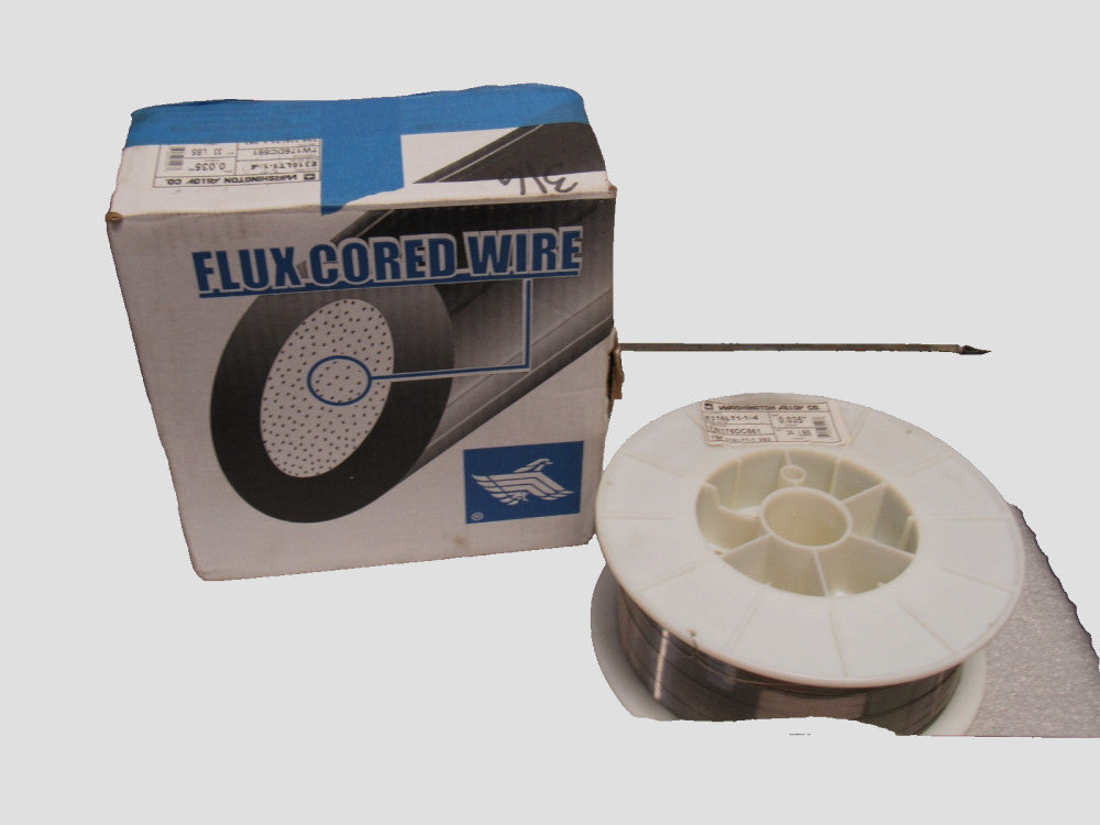 33Lbs Washington Alloy Flux Cored Welding Wire Reel E316LT1-1/4 0.035" AWS A5.22