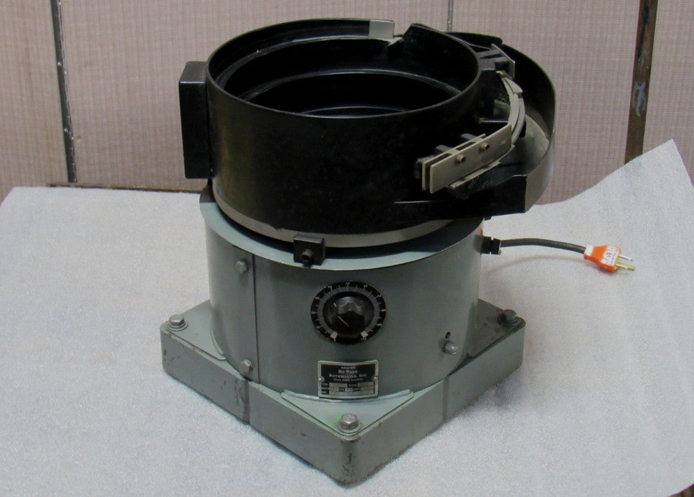 Dupage Automation 10" Small Parts Vibratory Bowl Feeder EB01C Builtin Controller