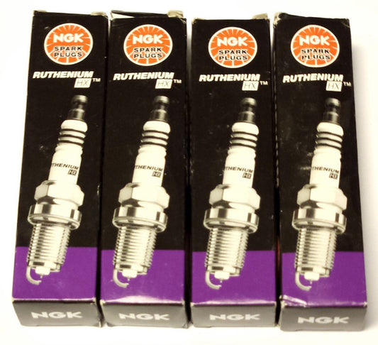 SET OF 4 NGK LFR6AHX-S 94122 RUTHENIUM HX SPARK PLUG Toyota Lexus BMW HONDA