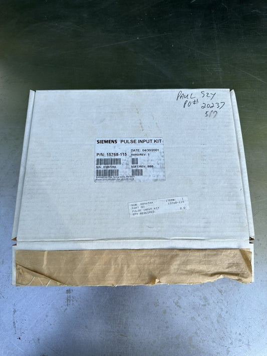 Siemens Pulse Input Kit 15768-115 Unused