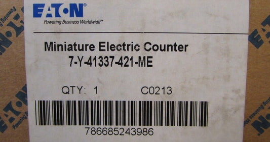 EATON DURANT 7 Y 41337 421 ME 7 Digit 24VDC Miniature Electric Counter