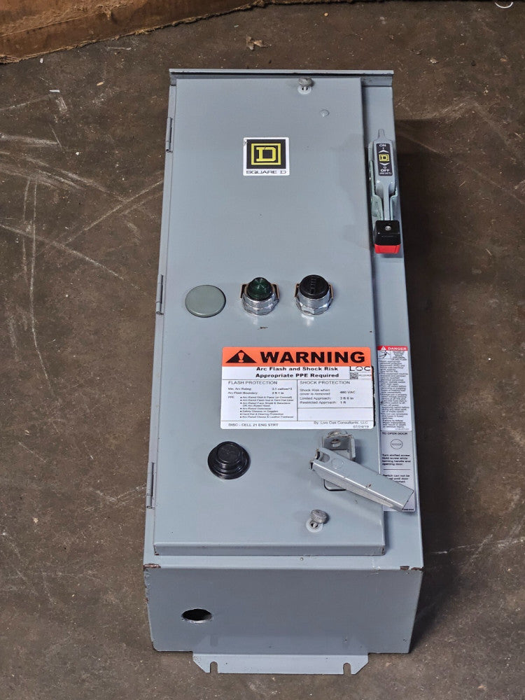 SQUARE D MOTOR STARTER COMBO 8538SDA44V83CFF4H10P45TX22Y74 SZ 2 8536SDO1H10S 24V