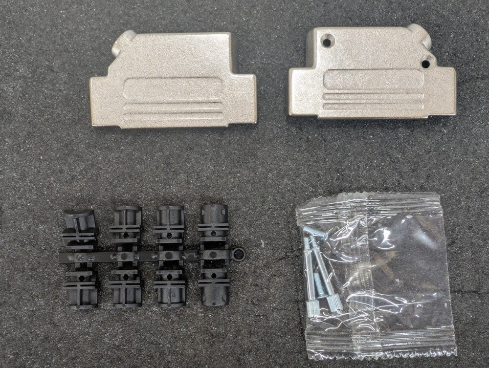 New, Norcomp, 971-037-030R121, Backshell DB37 Diecast NKL 45Deg - Lot of 2pcs