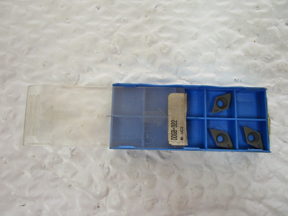 Lot Of 3 Valenite VC2 Carbide Inserts DDGB-322