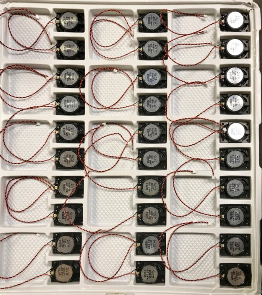 LOT OF 10 VECO PK40KL04 7/F 40KL04 4OHM 2Watt FD206M1241960 Speaker PK40KL04-7/4