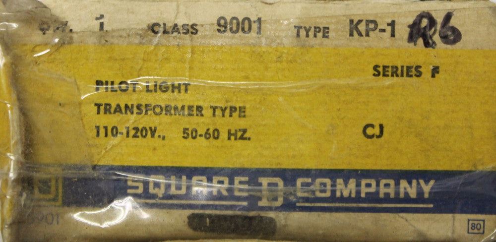 SQUARE D Red Lens Indicating Pilot Light 110/120 V  9001 KP1 R6