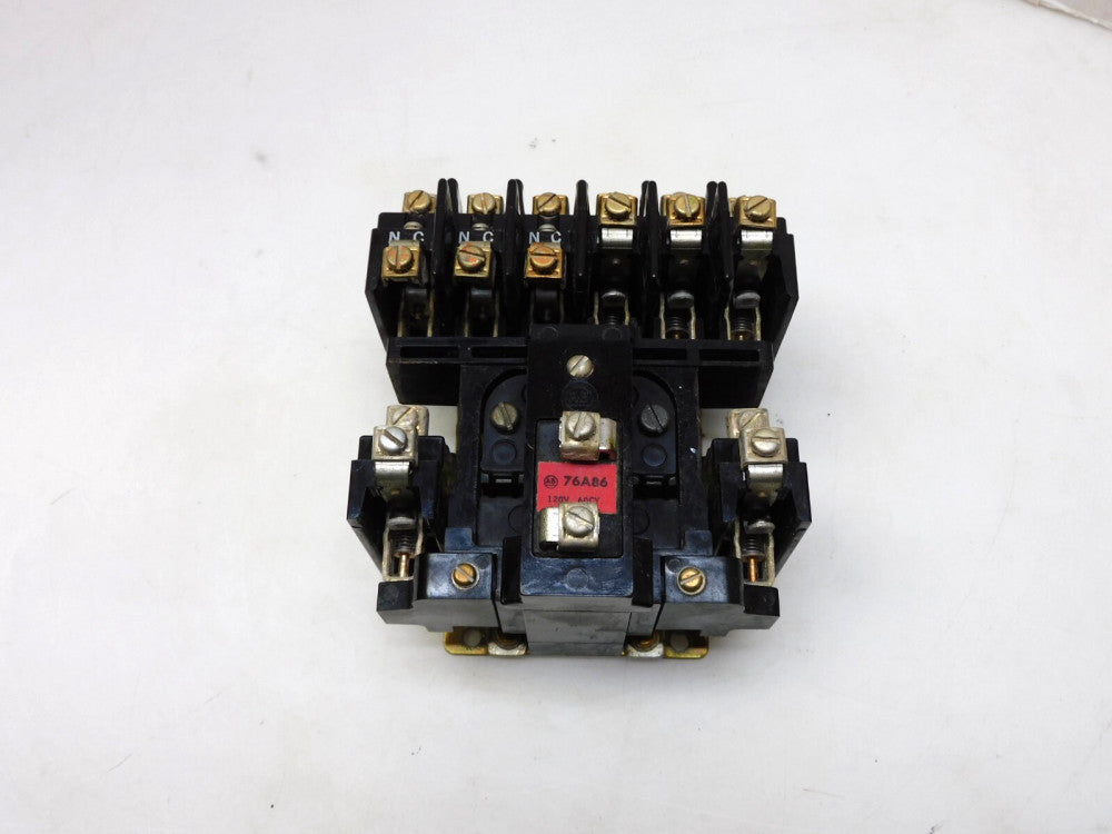 ALLEN BRADLEY BR-800 CONTACTOR RELAY BUL 700 BR 120VCOIL 3 TERMINALS NORM CLOSED