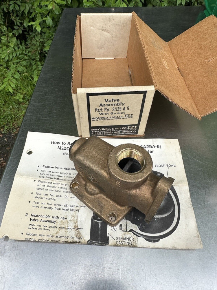 McDonnell & Miller Valve Assembly SA25-A-6