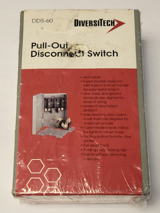DIVERSITECH DDS 60 Pull Out Disconnect Switch 60 AMP