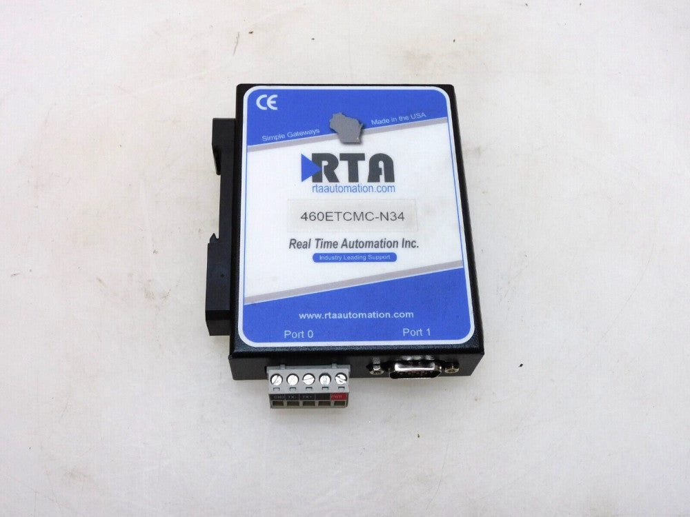 RTA REAL TIME AUTOMATION 460ETCMC-N34 PROTOCOL GATEWAY CONTROLLER 12-24VDC