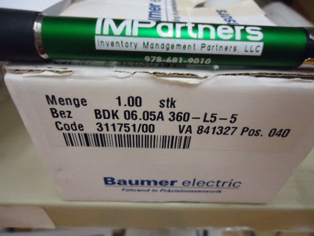 Baumer BDK06.05A360-L5-5 Incremental Encoder. Brand New!
