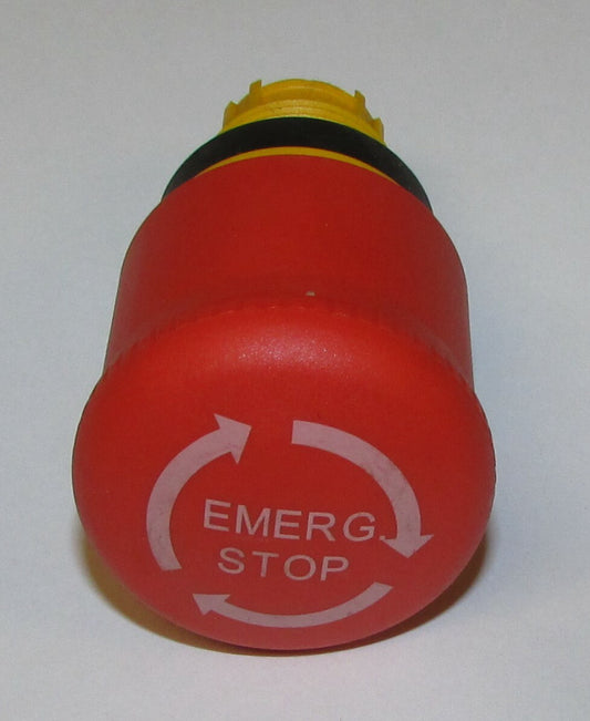 Eaton Moller M22 YRD0019 RED Twist Release Emergency Stop Push Button Operator 