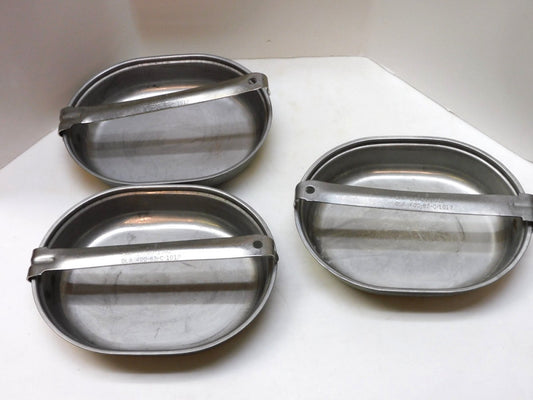 U.S. Army Mess Pan 1982 Vintage 400-82-C-1012 Lot of 3