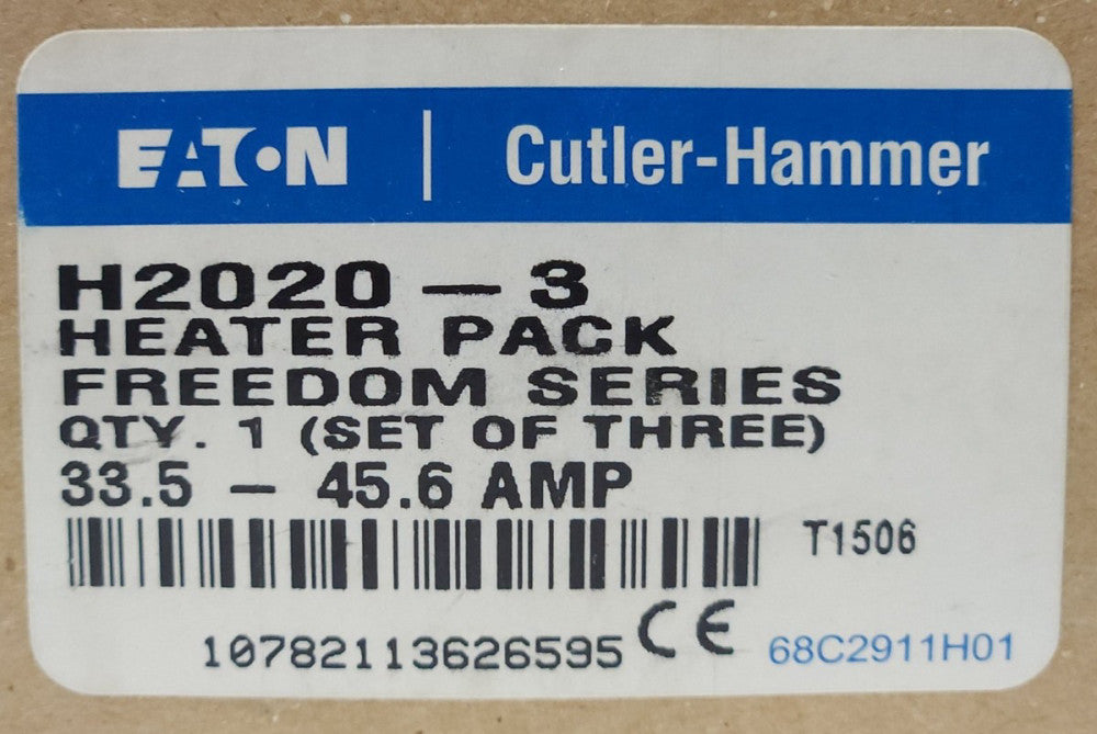 EATON CUTLER HAMMER H2020-3 Freedom Series Heater PACK H2020 3 33.5-45.6 AMP