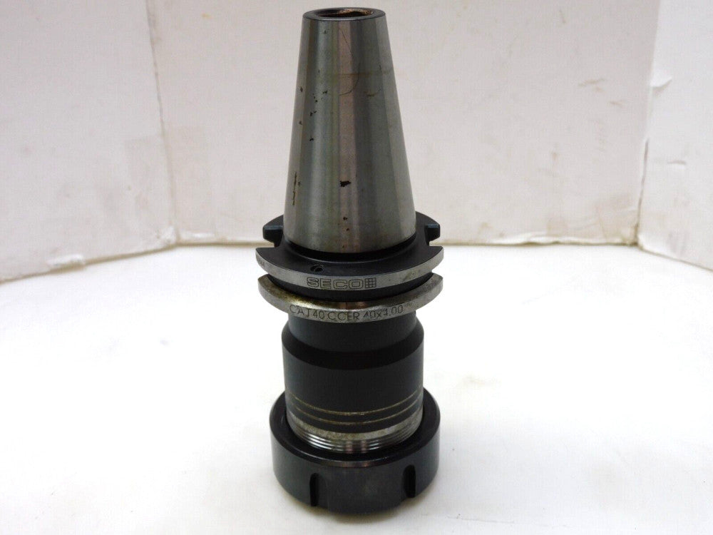 SECO E2502 5675 40400 COLLET CHUCK ENDMILL TOOL HOLDER CAT40 CC ER40 4.00