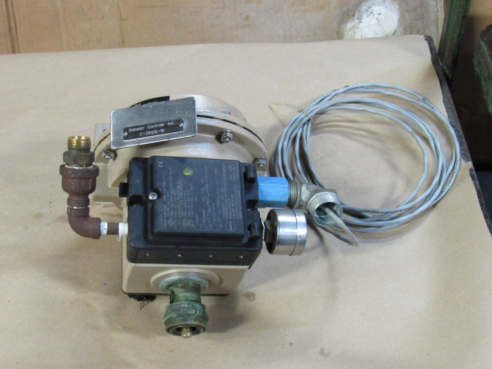 SAMSON ACTUATOR CONTROL VALVE 2780 C-28415-1B W/ POSITIONER 3760