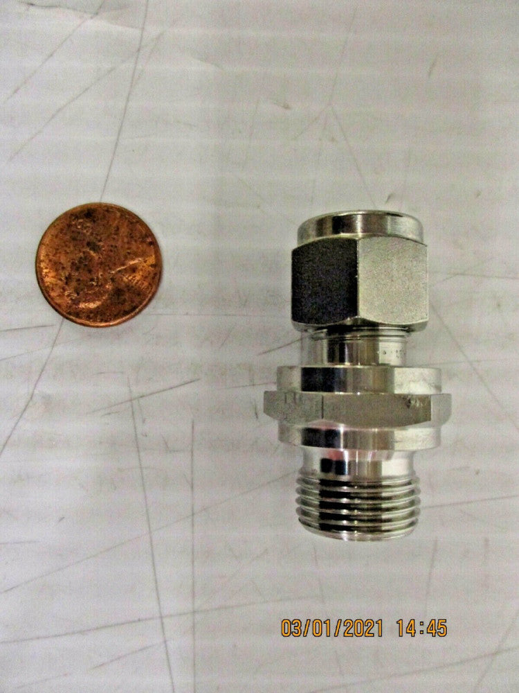 New, Ham-Let, 768LGSS3/8X3/8, Stainless Steel 316 Male Connector