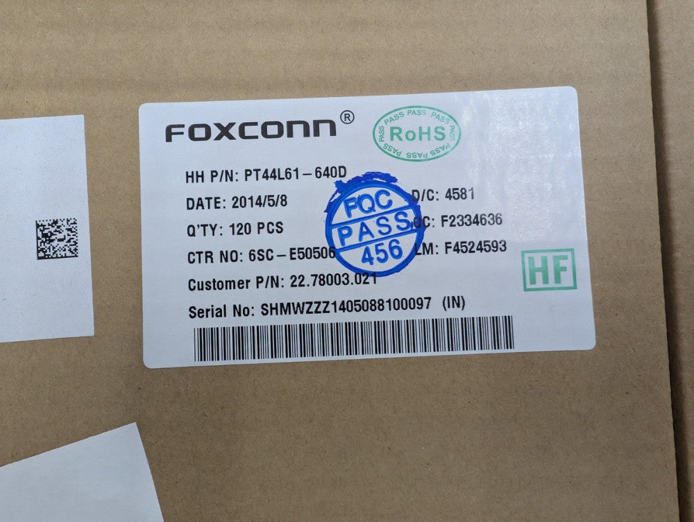 New, Foxconn, PT44L61-640D, LGA 115X SOCKET FRAME - Lot of 120pcs