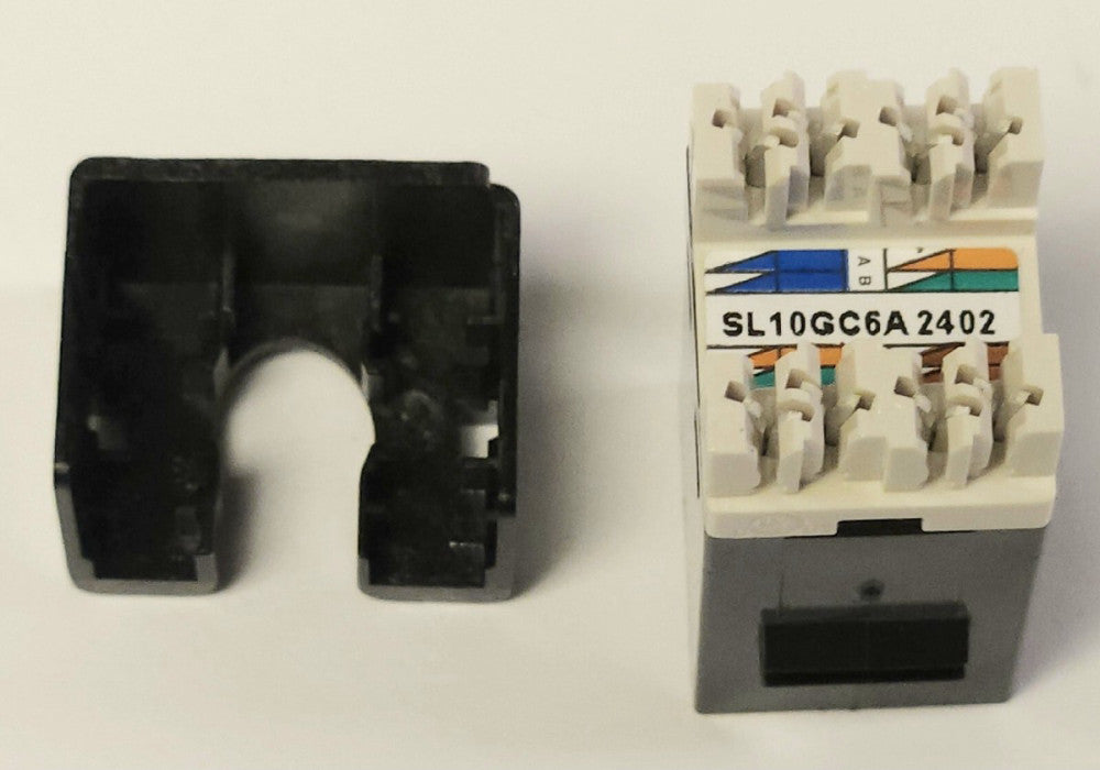 COMMSCOPE SL10G BLK 24 NETCONNECT SL10GC6A 2402 SL Series Modular JACK RJ45 CAT6