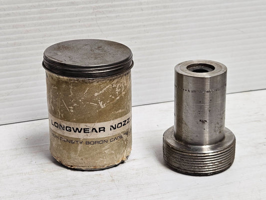 PANGBORN LONG-WEAR SANDBLAST NOZZLE V-401966-8 2"NPT - USED