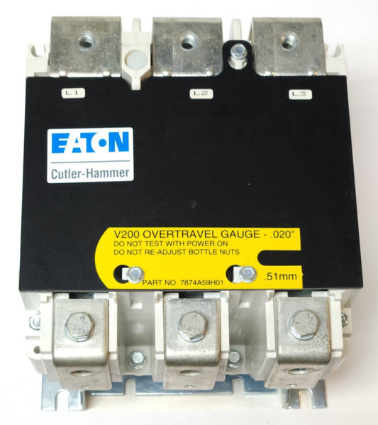 EATON CUTLER HAMMER CV10GN3AB 120 VAC Size 5 CV10GN3 Vacuum Contactor 270 AMP