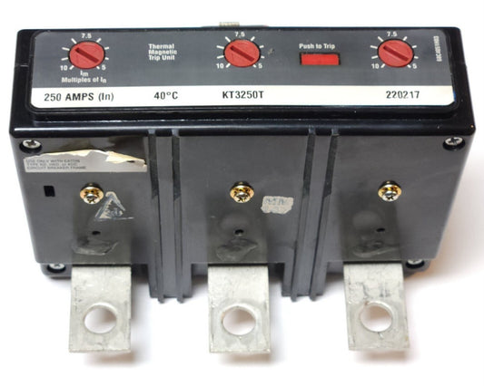 EATON CUTLER HAMMER KT3250T 250 AMP K Frame TRIP Unit Type KD HKD 6602C91G17