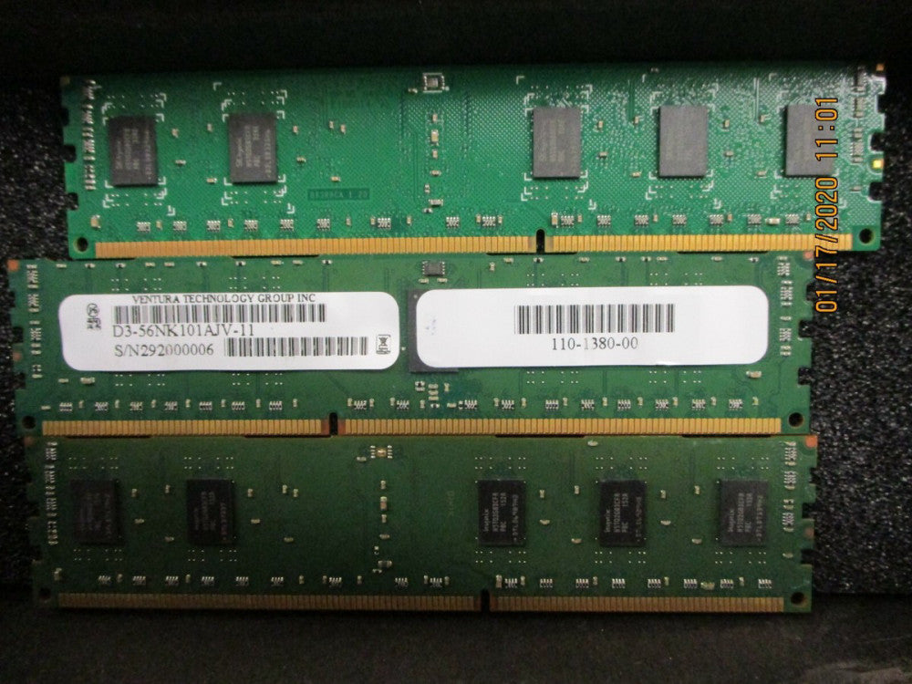 Ventura Technology - D3-56NK101AJV-11 - 2GB PC3-12800 DDR3-1600MHz ECC