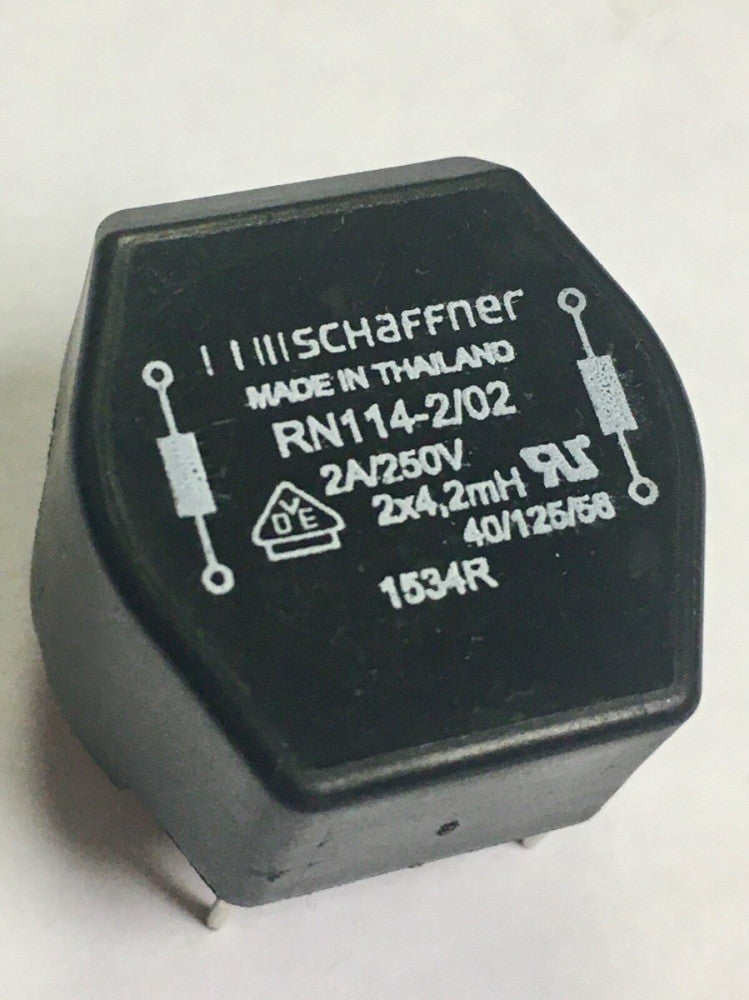 SCHAFFNER RN114-2/02 2 AMP 250V RN114 2 02 Choke Relay
