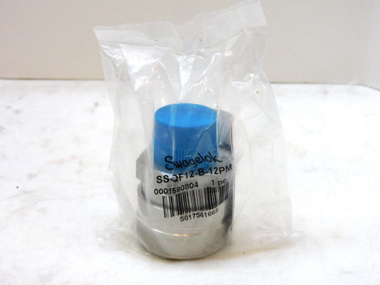 Swagelok Full Flow Quick Connect Body SS-QF12-B-12PM 3/4" npt Male