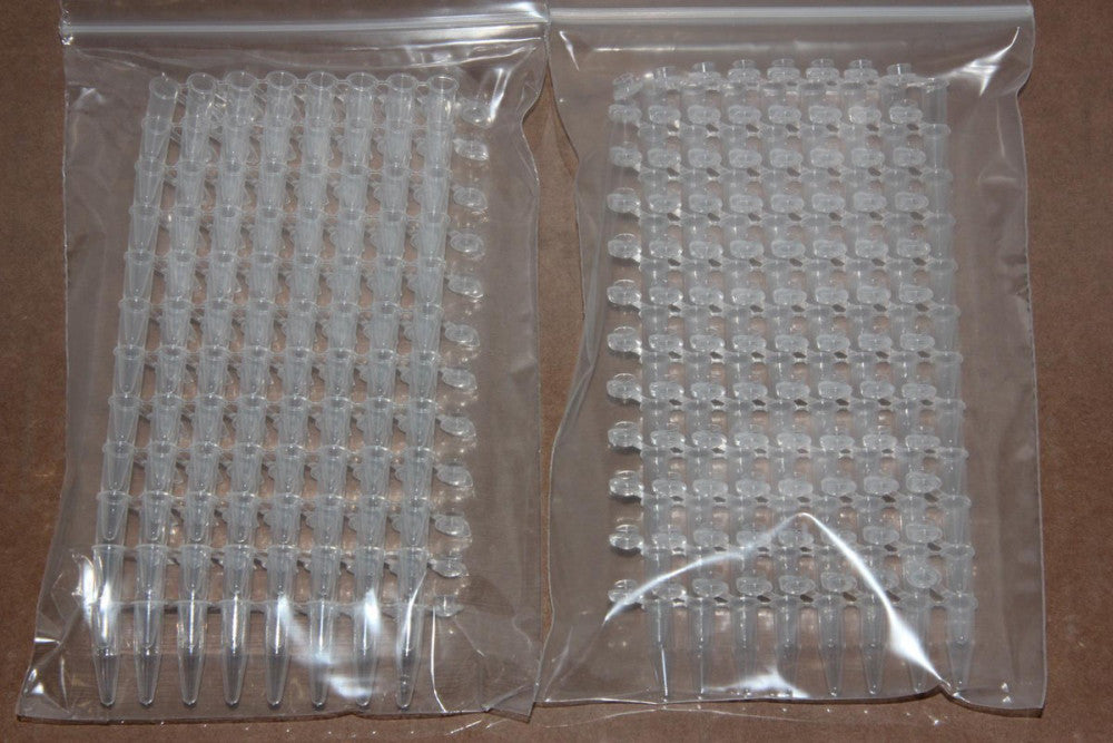 GENEMATE 490003-692 0.2ml Clear Snapstrip PCR Tubes w/ Dome Cap 120 Strips