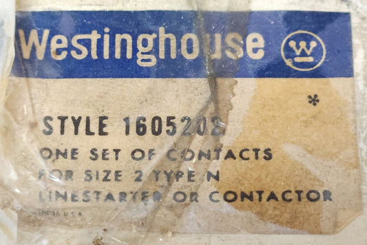 WESTINGHOUSE CUTLER HAMMER 1605202 Size 2 Type N LifeLine Contact Kit 3 Pole