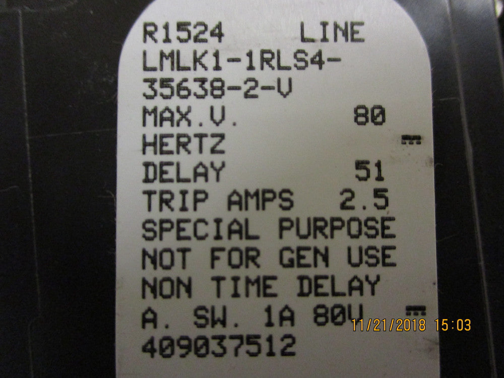 New, Airpax, LMLK1-1RLS4-35638-2-V  Circuit Breaker 2A PDU